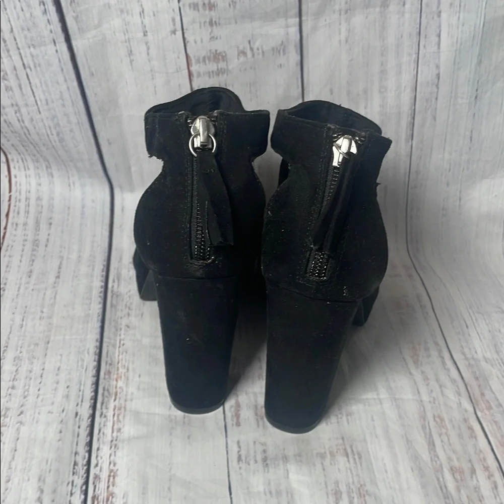 H&M Black Block Heel Sandals